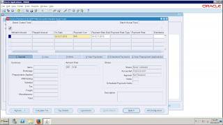 Oracle R12 Financials Training  Accounts Payable Invoice Creation [upl. by Eniad299]