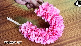 arali flower garland string by using fiber  arali poo malai nar payan paduthi kattuvathu eppadi [upl. by Debi]