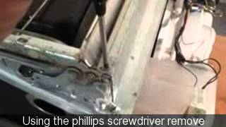 How to change a dishwasher pressure switch Tricity Bendix Zanussi [upl. by Aifos]