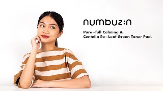 NUMBUZIN Purefull Calming amp Centella ReLeaf Green Toner Pad [upl. by Compton]