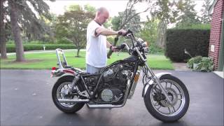 1984 Honda Shadow 1st Startup after resurrection [upl. by Irok]