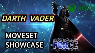 Star Wars The Force Unleashed  Darth Vader Moveset Xbox Version [upl. by Naujud]