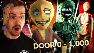 DOOR 0 TO DOOR 1000 IN 1 VIDEO  Spookys Jumpscare Mansion Full Game [upl. by Werdnaed406]