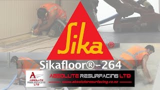 Applying Sikafloor®264 224 [upl. by Desirae397]