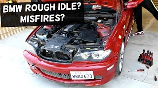 BMW ROUGH IDLE MISFIRE FIX demonstrated on BMW E46 [upl. by Riem]