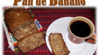 Receta Pan de Banano Casero [upl. by Cowey]