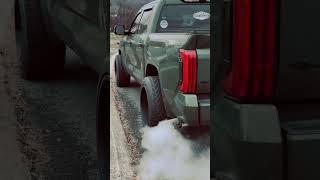 2023 Toyota Tundra Custom exhaust Carven R muffler replace OEM and AFE resonatorTip replace OEM [upl. by Odraleba]