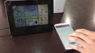 WiFi Smart Weather Station quick set up guide  for Android devices [upl. by Ahsaercal]