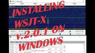 WSJTX v201 Setup in under 5 minutes [upl. by Ruby]