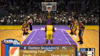 NBA 2K1 Sega Dreamcast Gameplay [upl. by Imelda639]