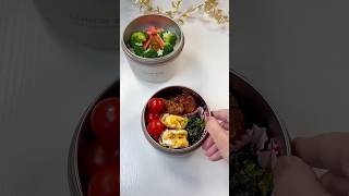 ASMR🎧Lets Make My Bento with Me🍛🍳🌽asmr bento lunchbox [upl. by Bergh]