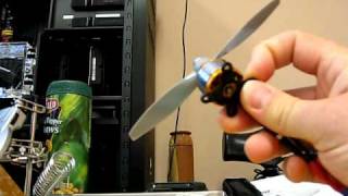 2200KV Brushless motor test [upl. by Yael]