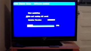 Updating the SHARP AQUOS Firmware [upl. by Lawlor981]
