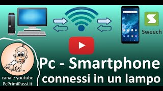 Trasferire dati tra computer smartphone e tablets con il wifi usando Sweech [upl. by Reahard474]