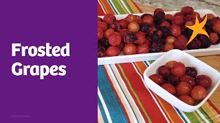 How to Make KidneyFriendly Frosted Grapes [upl. by Ogdan]