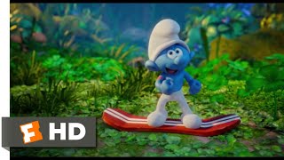 Smurfs The Lost Village 2017  BranchBoarding Scene 210  Movieclips [upl. by Belita387]