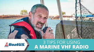 3 Tips for Using a Marine VHF Radio Whats MMSI amp DSC  BoatUS [upl. by Evonne]