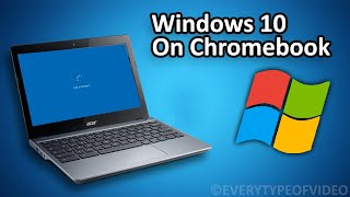 How to install Windows 10 on a Chromebook  GIVEAWAY [upl. by Aihseyt226]