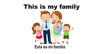 Canticos  Familia  Family  Canciones infantiles en español e inglés [upl. by Michail]