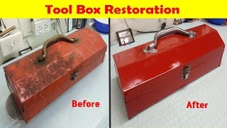 Vintage Tool Box Restoration [upl. by Ahsyek]