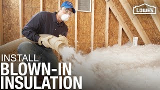 How to Install Blownin or Loose Fill Insulation [upl. by Eima]