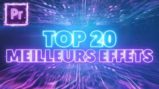 Top 20 des MEILLEURS EFFETS sur ADOBE PREMIERE PRO [upl. by Ardle]