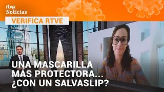 ¿Protegen las MASCARILLAS poniéndoles un SALVASLIP [upl. by Mohkos]