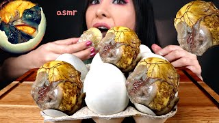 ASMR EXOTIC FOOD  BALUT DUCK EMBRYO MUKBANG [upl. by Luisa]