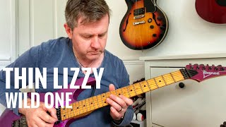 Thin Lizzy Wild One Guitar Lesson Guitar Tab [upl. by Ellie]