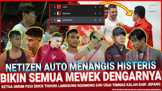 🔥BIKIN BULUK KUDU MERINDING  Pernyataan MENYENTUHKAN erick thohir usai TIMNAS INDONESIA KALAH 40 [upl. by Server740]