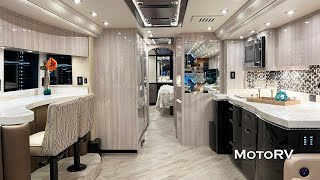 Prevost H345 Class A 28M Motorhome by Millennium Luxury Coaches [upl. by Imaj]