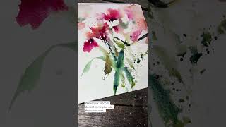 Watercolor wisdom comes to those who take action watercolor artclasses wwwpamelaharnoiscom [upl. by Enilorac]