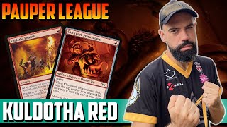 Pauper Kuldotha Red League  BRINQUEDO NOVO NA ÁREA [upl. by Anema]