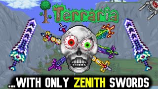 Terraria Hardmode but I can only use the Swords of the Zenith [upl. by Eiramrebma]