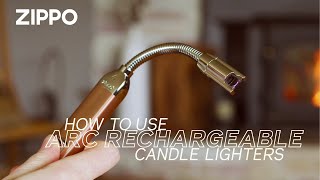 Zippo Arc Rechargeable Candle Lighters HowTo [upl. by Morette324]