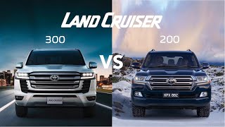 2022 Toyota Land Cruiser 300 vs Toyota Land Cruiser 200  Worth The Upgrade [upl. by Coumas]