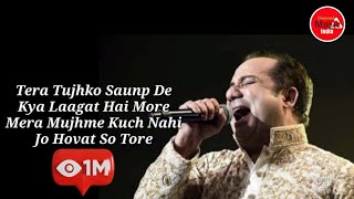 Mann Ki Lagan Lyrics  Rahat Fateh Ali Khan  Diamond Music [upl. by Cima892]