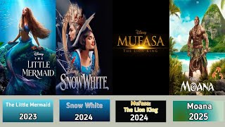 Updated List Of All Disney LiveAction Adaptation Films 19942025  Released and Upcoming [upl. by Gabbi]