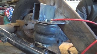 LA Rat Rod Build Episode 16 air suspension 4 [upl. by Attenauqa]