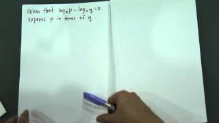 Harder Logarithms for SPM Add Maths Paper 1 [upl. by Fernando]