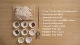 How To Make The Roast Chicken In Air Fryer  Crownful Air Fryer Oven [upl. by Eetsim529]