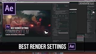 After Effects Tutorial Best Render Settings [upl. by Soalokcin411]