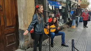 Flamenco en la calle Cádiz [upl. by Engvall]