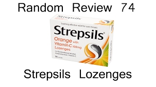 Random Review 74 Strepsils Lozenges [upl. by Vharat]