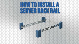 How to install a server rack rail [upl. by Lenox]