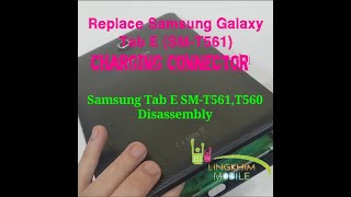 How to Replace Your Samsung GALAXY Tab E 96 SMT560 Battery [upl. by Ayerhs]