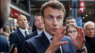 Salon de lAgriculture  Emmanuel Macron annule le débat prévu samedi avec les agriculteurs [upl. by Oilalue]