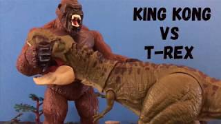 King Kong vs TRex 2020 Stop Motion [upl. by Porta]