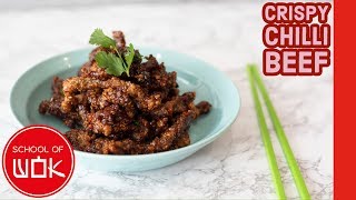 Easy Crispy Chilli Beef Recipe [upl. by Michiko]