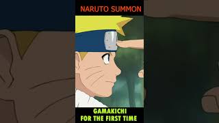 Naruto summon Gamabunta for the first time [upl. by Josee]